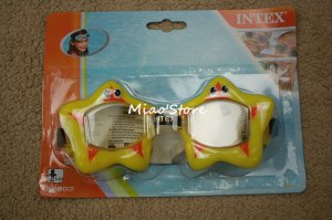 Kid Swimming Pool Starfish Seastar  Slicon Swim Glasses Glass NIB G024