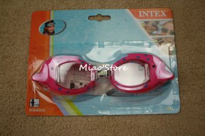 Kid Swimming Pool Fish  Slicon Swim Glasses Glass NIB G025