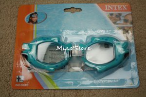 Kid Swimming Pool Fish  Slicon Swim Glasses Glass NIB G026