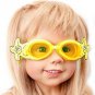 Kid Swimming Pool Seastar  Slicon Swim Glasses Glass Yellow NIB G028