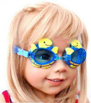 Kid Swimming Pool Turtle  Slicon Swim Glasses Glass NIB G027