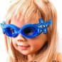 Kid Swimming Pool Seastar Slicon Swim Glasses Glass Dark Blue NIB G028