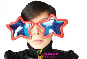 Crazy Big Specs Big Star Glasses Clown Classes Costume Theatre Prop