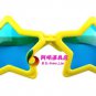 Crazy Big Specs Big Star Glasses Clown Classes Costume Theatre Prop yellow