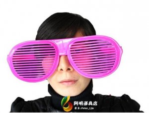 Crazy Big Specs Glasses Clown Classes Costume Theatre Prop R006