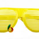 Crazy Big Specs Glasses Clown Classes Costume Theatre Prop Yellow R007