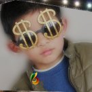 Crazy Big Specs Dollar Glasses Clown Costume Theatre Prop Red R009