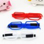 Lot of 10pcs Glasses Ball Point Pen Dollhouse miniature Toy Promotion Gift BP001