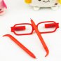 Lot of 10pcs Glasses Ball Point Pen Dollhouse miniature Toy Promotion Gift BP001