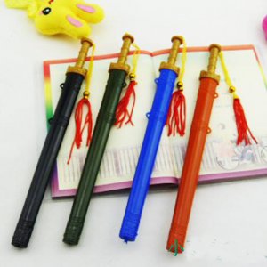 Lot of 10pcs Sword Ball Point Pen Dollhouse miniature Toy Promotion Gift BP002