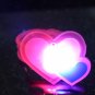 Adjustable Lot of 12pcs Love Heart Valentine Luminous bracelet bangle Party Favor LB012