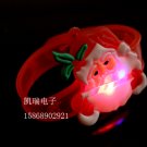 Adjustable Lot of 12pcs Xmas christams santa claus Luminous bracelet bangle Party Favor LB019