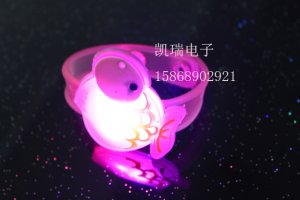 Adjustable Lot of 12pcs fish Luminous bracelet bangle Party Favor LB008
