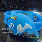 Adjustable Lot of 12pcs dolphin Luminous bracelet bangle Party Favor LB009