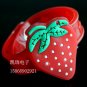 Adjustable Lot of 12pcs strawberry Luminous bracelet bangle Party Favor LB010
