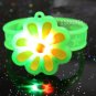 Adjustable Lot of 12pcs flower Luminous bracelet bangle Party Favor LB013