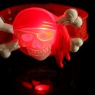 Adjustable Lot of 12pcs halloween skull Luminous bracelet bangle Party Favor LB022