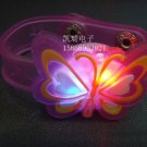 Adjustable Lot of 12pcs butterfly Luminous bracelet bangle Party Favor LB023