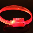 Adjustable Lot of 12pcs red Luminous bracelet bangle Party Favor LB024