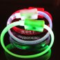 Adjustable Lot of 12pcs red Luminous bracelet bangle Party Favor LB024