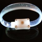 Adjustable Lot of 12pcs clear Luminous bracelet bangle Party Favor LB025