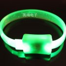 Adjustable Lot of 12pcs green Luminous bracelet bangle Party Favor LB026
