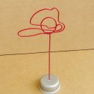 Memo & Name Holder Stand Display HAT Shaped PM003
