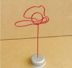 Memo & Name Holder Stand Display HAT Shaped PM003