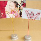 Memo & Name Holder Stand Display W Shaped PM005