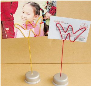 Memo & Name Holder Stand Display W Shaped PM005