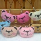30pcs Plush Bear Mobile Strap for cell phone wholesale promotion party favor MB009