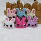 25pcs Stuffed plush rabbit Mobile Strap for cell phone wholesale promotion party favor MB011