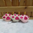 25pcs Stuffed plush paw Mobile Strap for cell phone wholesale promotion party favor MB017