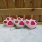 25pcs Stuffed plush paw Mobile Strap for cell phone wholesale promotion party favor MB017
