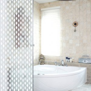 Mosaic Sticker Tile Transfer Bathroom Kitchen Window curtain raindrop 100cm x 50cm MS006
