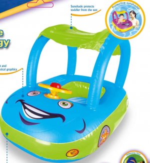 Inflatable Baby Swimming Seat Car Shaped Floating Ring for Kid SR024