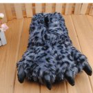 Adult Plush Monster Tiger lepord Foot Paw Animal Claw Slipper party SH004