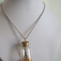 Desert howling Wolf Sand Glass vial necklace Pendant bottle necklace NW556