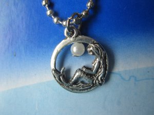 MERMAID full moon midnight romance under the moonlight shell NW597