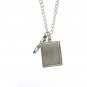 book WORM book locket sunglasses necklace pendant NW570