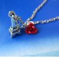 Eiffel tower necklace La Vie en rose charm pendant Pairs NW522