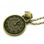 Alice in wonderland inspired teapot necklace pearl tea time clock NW289