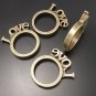 Lot of 60pcs mini LOVE RING doll house miniature toy/jewelry Charm 28X22mm CM955