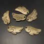 Lot of 300pcs mini Angel wing CHARM doll house miniature toy/jewelry Charm 17X9mm CM907