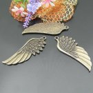 Lot of 100pcs mini Angel wing CHARM doll house miniature toy/jewelry Charm 54X22mm CM915