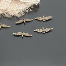 Lot of 500pcs mini Angel wing CHARM doll house miniature toy/jewelry Charm 24X8mm CM911