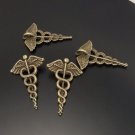 Lot of 200pcs mini snake wing CHARM doll house miniature toy/jewelry Charm 30X20mm CM912