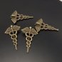 Lot of 200pcs mini snake wing CHARM doll house miniature toy/jewelry Charm 30X20mm CM912