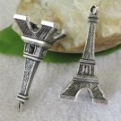 Lot of 100pcs mini Tower 47 x 22mm toy/jewelry bracelet metal alloy Charm CM875