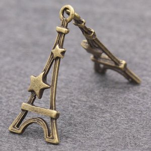 Lot of 500pcs mini Brass Tower dollhouse miniature toy/jewelry Charm CM880